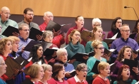 The Spirit Song Choir sings a song.