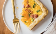 Ham Egg and Cheese Slab Pie