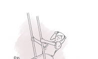 illustration of children swinging