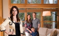 Realtor Kim Ziton, left, and the Shilling family. 