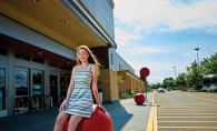 Math & Science Academy student Lily Swanson poses in front of Target. She is a member of the 2019 Senior Spotlight