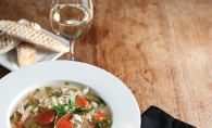 Chicken Orzo Soup, Angelina's Kitchen, soup recipes, chicken soup recipe
