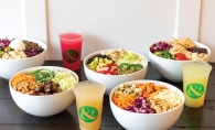 Salads, bowls and drinks from Crisp & Green.