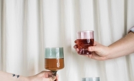 Colorful drinkware from Patina.