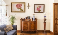 A curated home collection featuring antique furnishings, paintings and more.