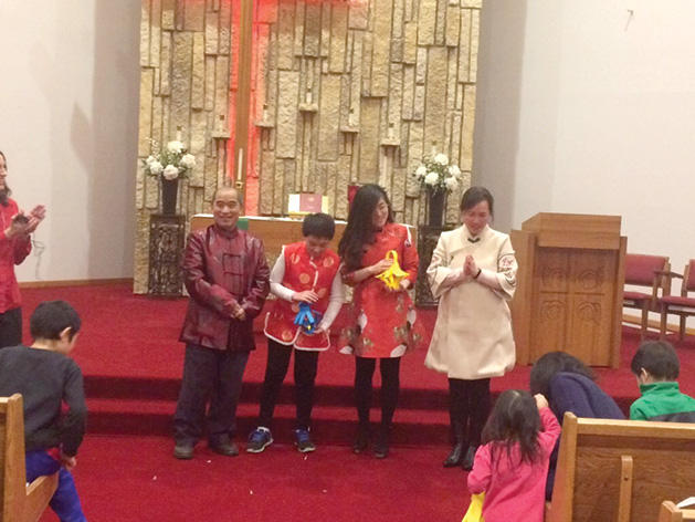 A Chinese New Year celebration at Salem Lutheran Church.