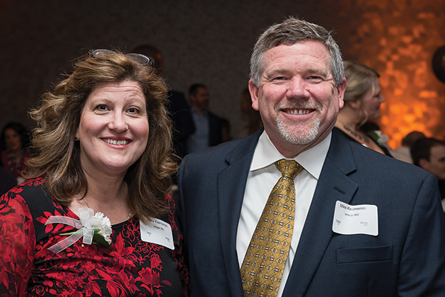 Two Woodbury Chamber Awards Gala attendees.