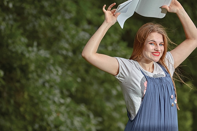 Woodbury High School senior Natalie Freisinger