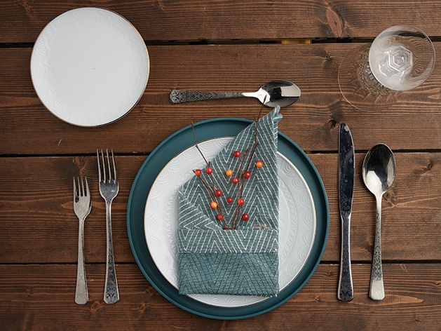 A holiday tablescape