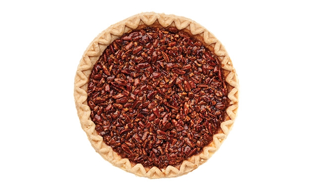 Salted bourbon pecan pie