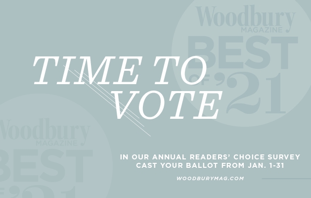 A graphio announcing the Best of Woodbury 2021 contest.