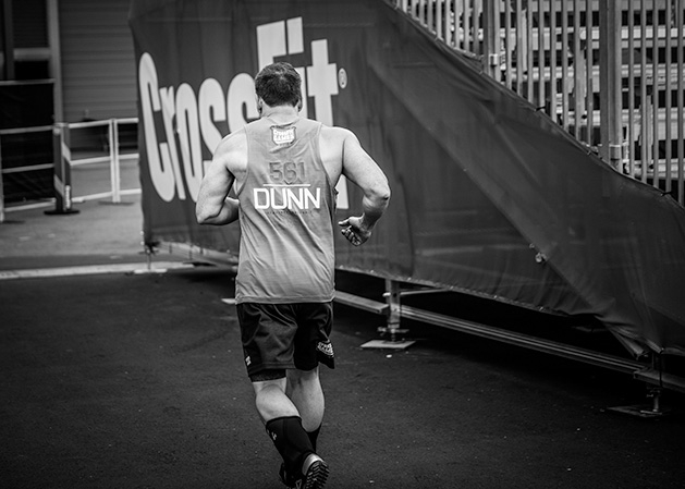 Curtis Dunn at the worldwide CrossFit Games.