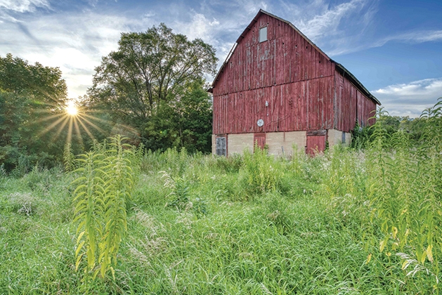 Fading Day at Miller Barn