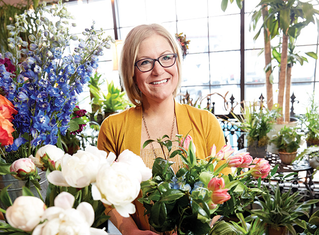 Tara Carlson, owner of Sweet Pea's Floral, voted best florist in the Best of Woodbury 2019 readers' choice survey.