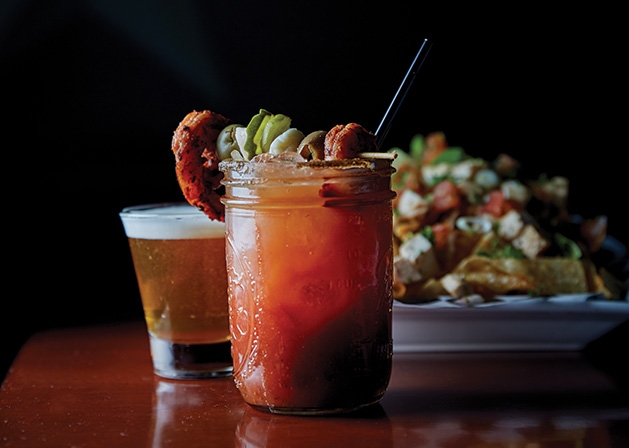Lakes Tavern & Grill bloody mary A bloody mary from Lakes Tavern & Grill in Woodbury
