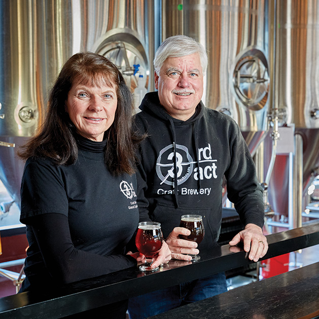 Deb and Steve Long of 3rd Act Craft Brewery 