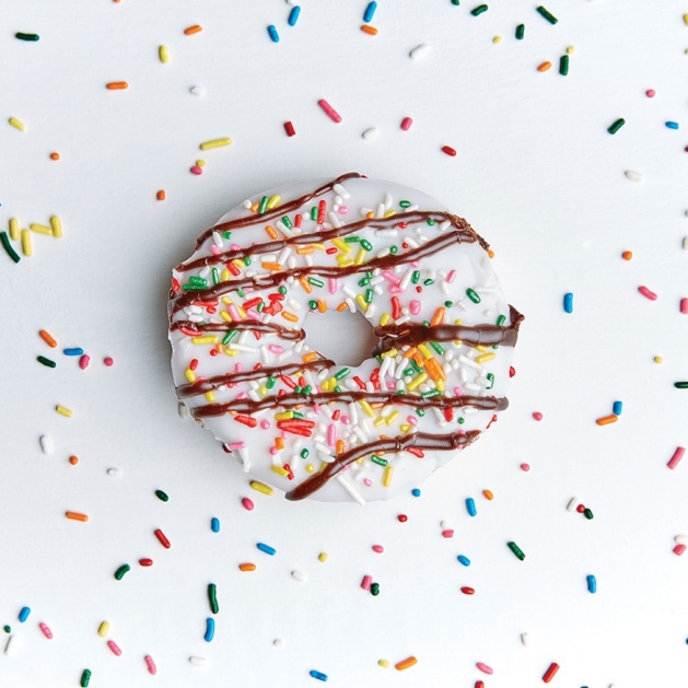 Duck Donuts Donut with sprinkles