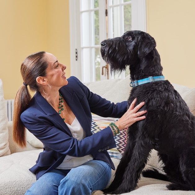 Margaret Lett and her dog Benngi.