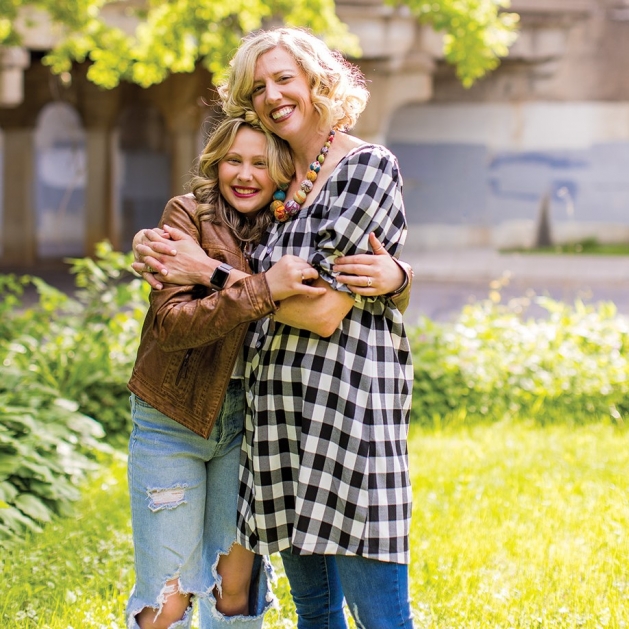 Kristin Rohman Rehkamp and her daughter Anna.