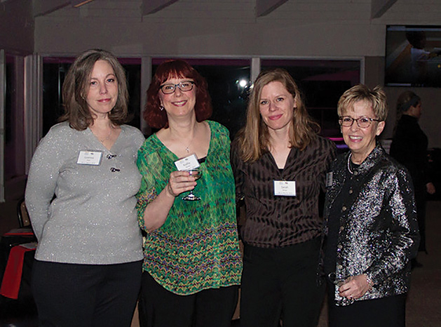  Luanna Gary, Kathy and Sarah Wicker and Leslee Henaman at the Rotary Club of Woodbury's Share Your Love Gala. 