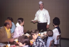The first Woodbury Lions pancake breakfast in 1972.