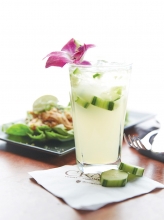 A cucumber splash cocktail from CRAVE