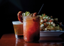 A bloody mary from Lakes Tavern & Grill in Woodbury