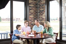 The O’Reilly family at Tamarack Tap Room
