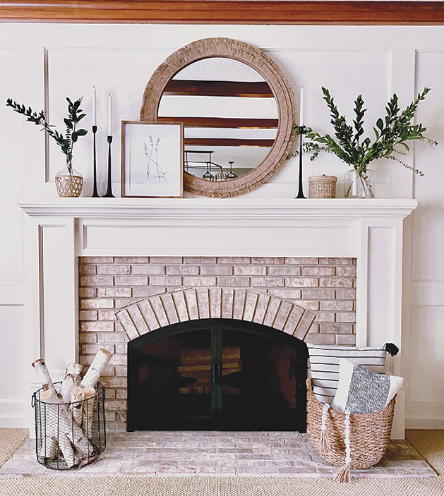 Mantel and hearth designed by Ispiri