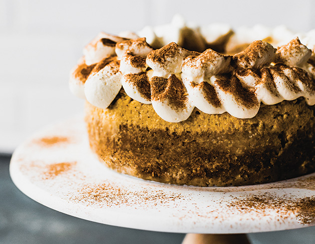 Instant Pot Cardamom Pumpkin Cheesecake