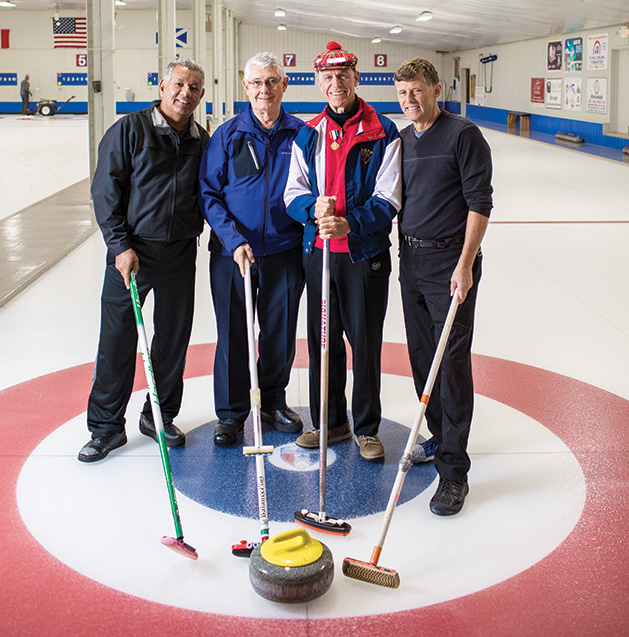 Members of the St. Croix Curling Center