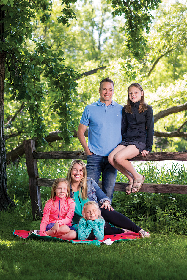 John Pohl, Krissy Wendell-Pohl and their children