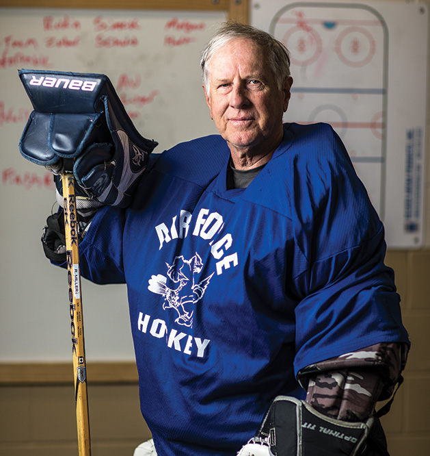 70-year-old goaltender Kim Newman