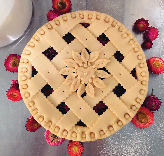 A fruit pie from Heather's Pies